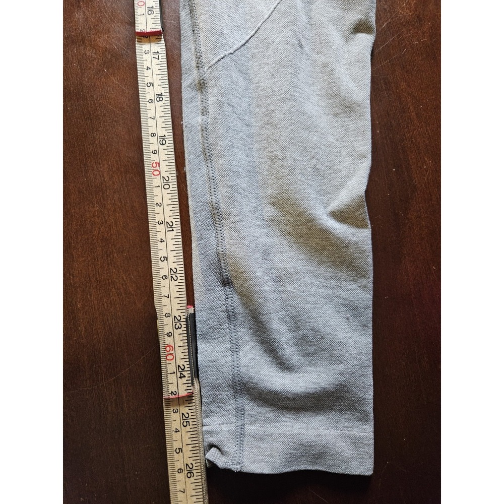 Gymshark Women XS Gray Athletic Leggings Logo Waistband 22x26 Pre-Owned NO SIZE - Picture 6 of 7